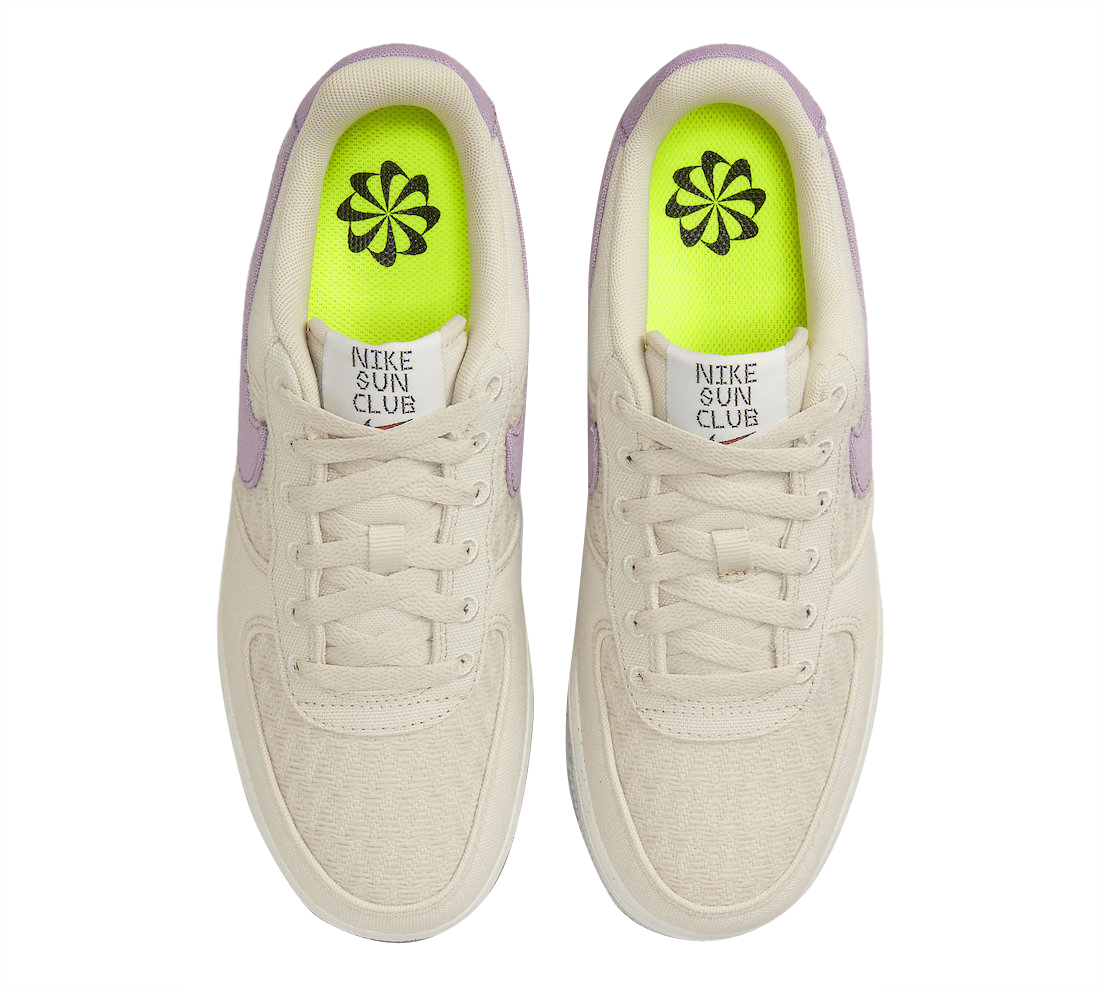 Nike Air Force 1 Low Sun Club Beige Light Purple DJ9944-101