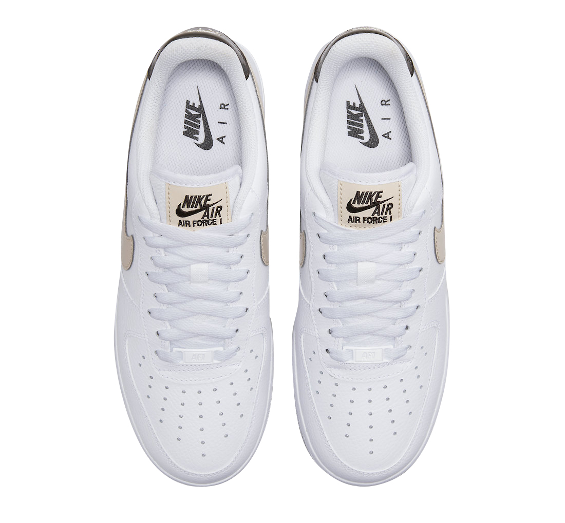 Nike Air Force 1 Low Tan Patent Swoosh