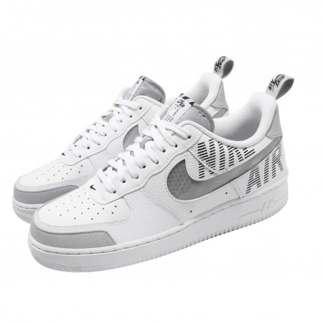 nike air force 1 low under construction white grey