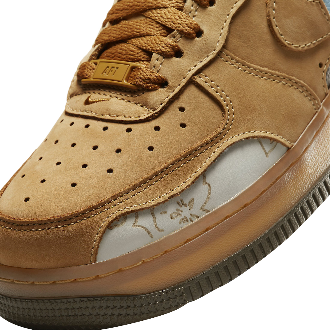 Nike Air Force 1 Low Wheat Mocha