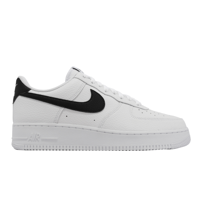Nike Air Force 1 Low White Black Pebbled Leather CT2302100
