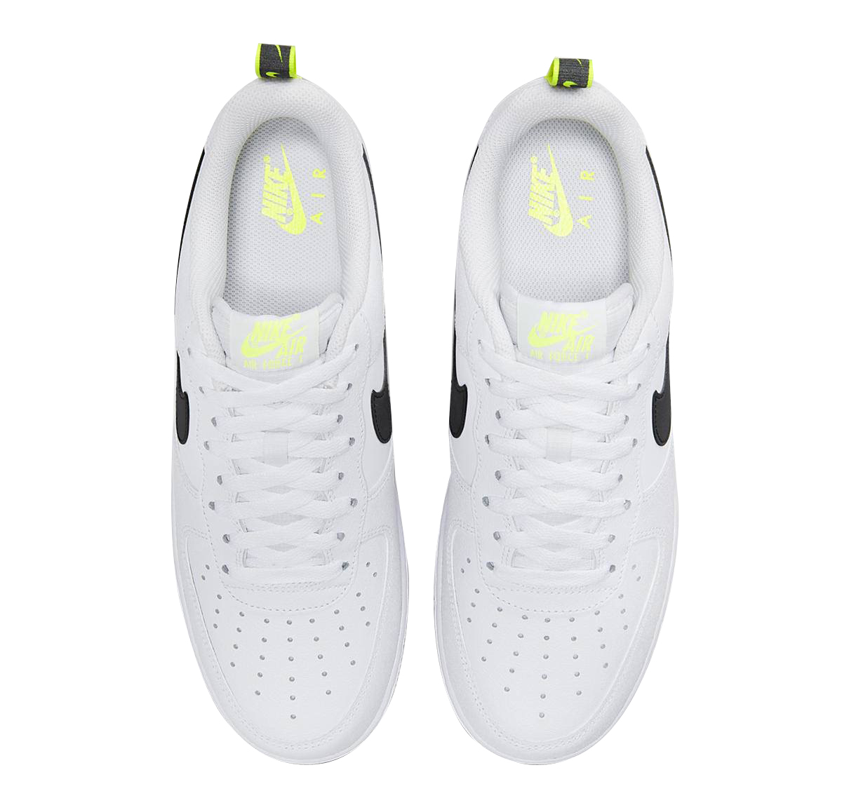 Nike Air Force 1 Low White Black Reflective Swoosh