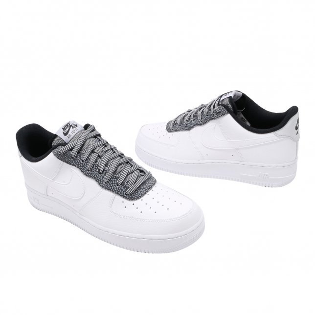 Nike Air Force 1 '07 LV8 White Grey Sneakers Mens 9 CK4363-100 Suede