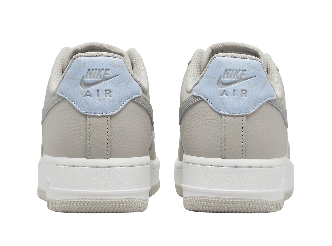 Nike Air Force 1 Low Reflective Swoosh Grey Shoes 