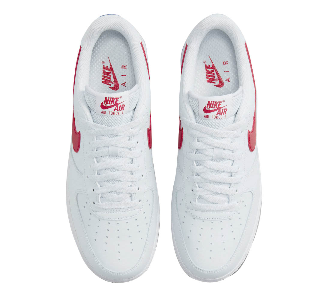 Nike Air Force 1 Low White Red Blue DX2660-001