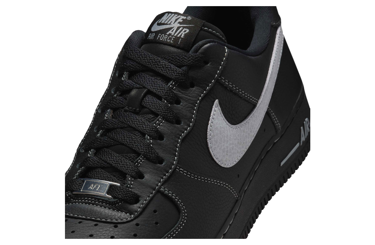 Nike Air Force 1 Low White Stitch / Black