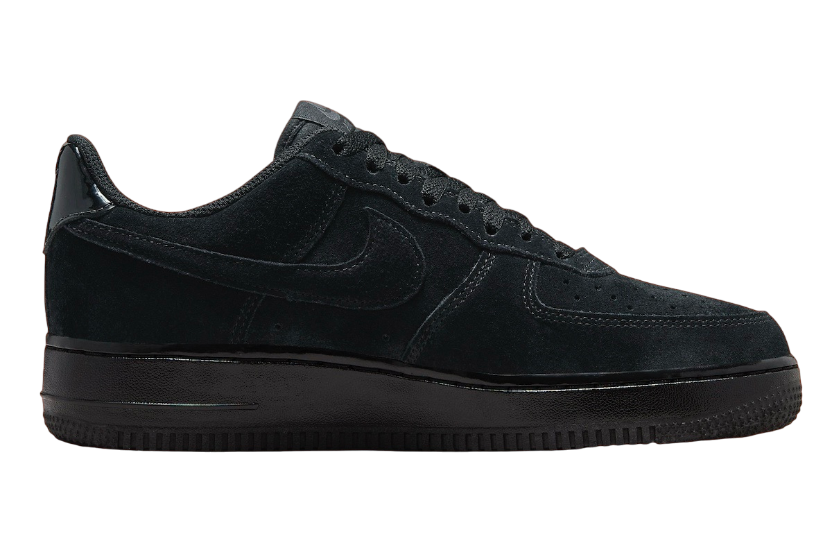 Nike Air Force 1 Low WMNS Black Suede Sep 2024 HM9659 001 KicksOnFire