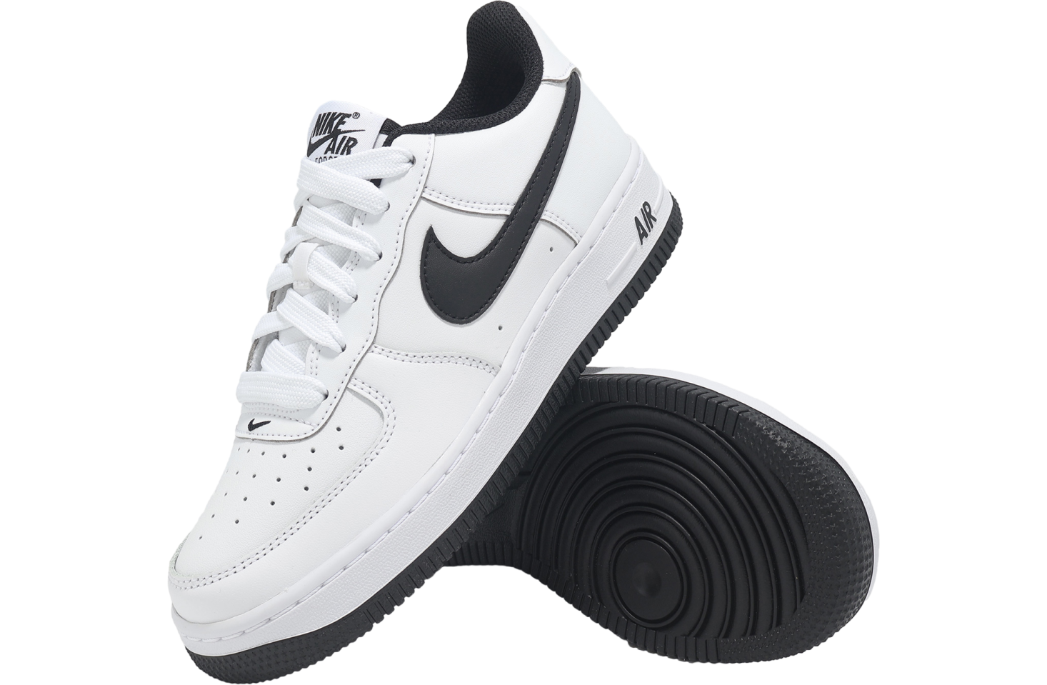 black nike white bottom