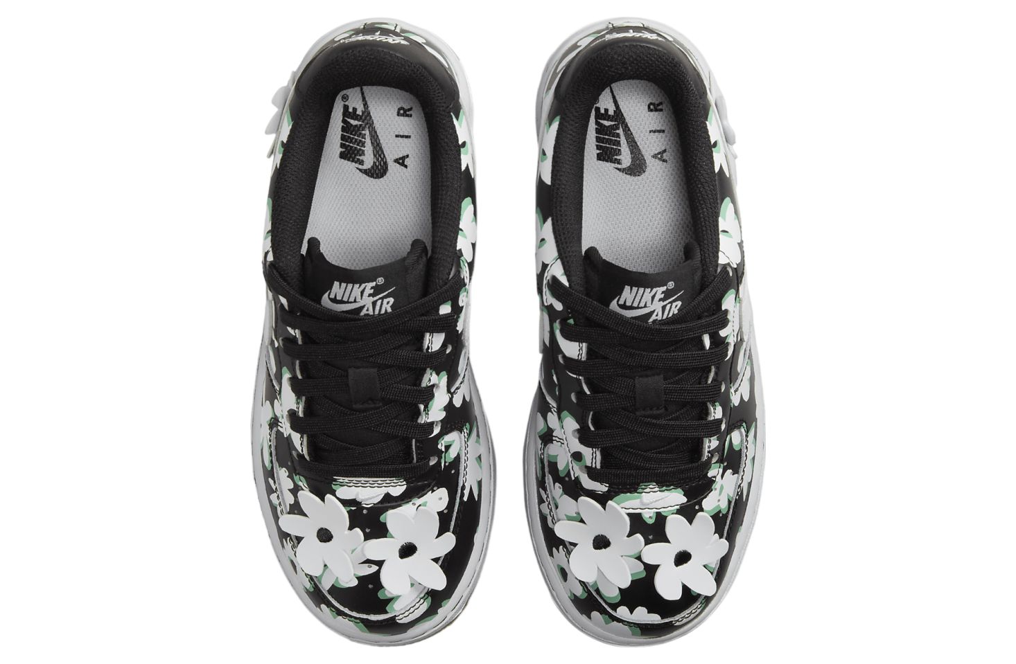 Nike Air Force 1 LV8 GS Black / Spring Green