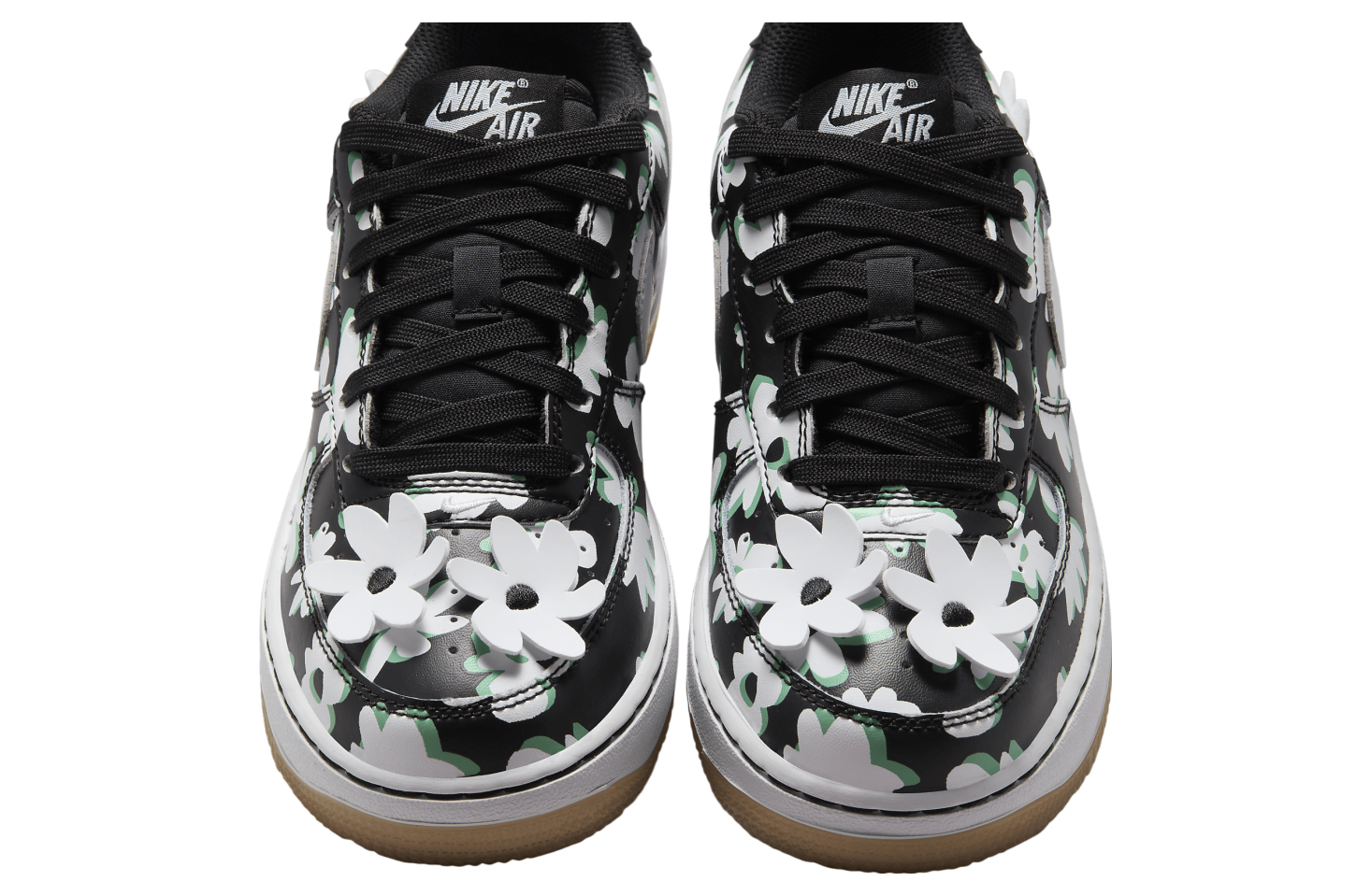 Nike Air Force 1 LV8 GS Black / Spring Green