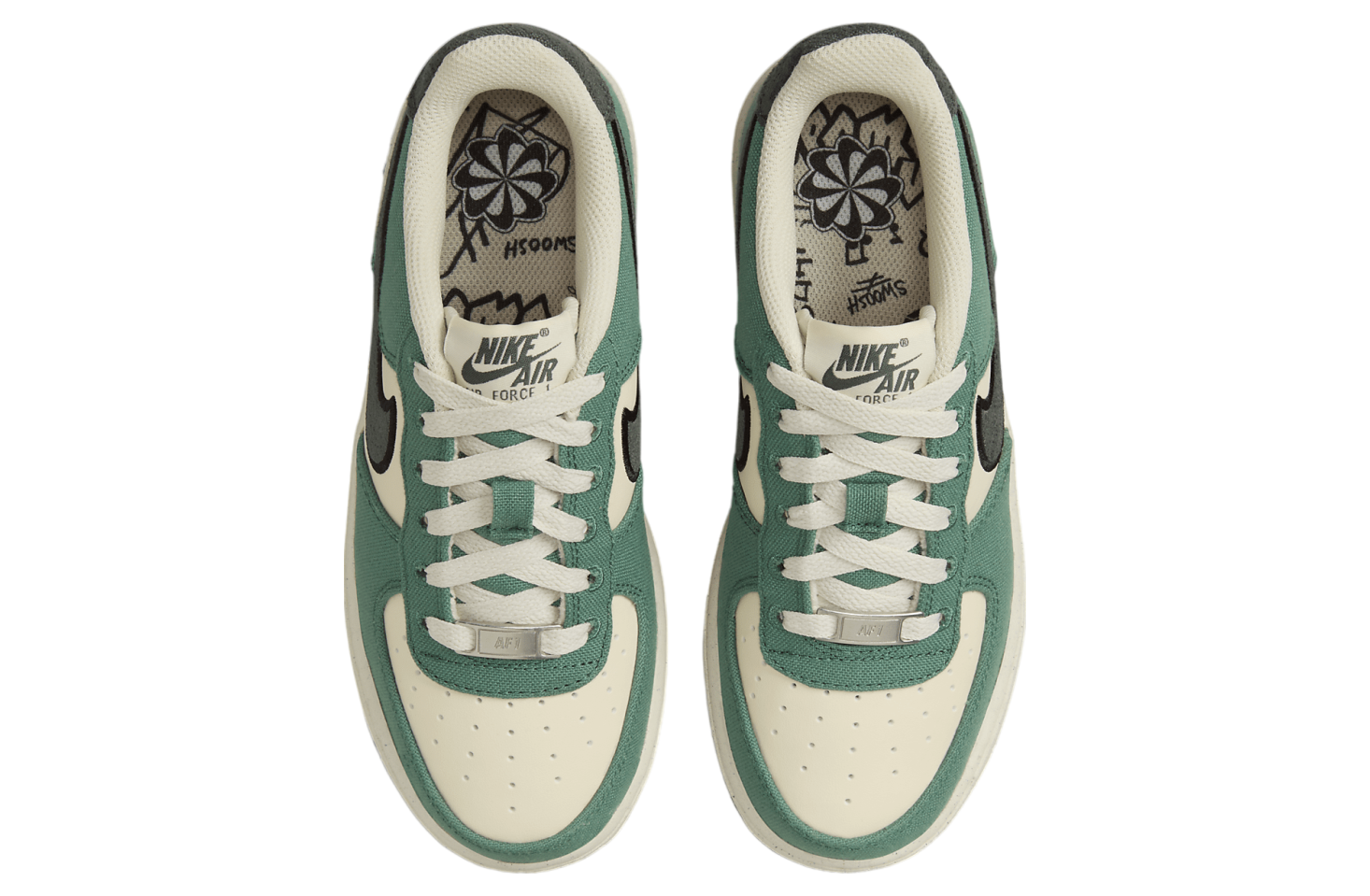 Nike Air Force 1 LV8 GS Coconut Milk / Vintage Green