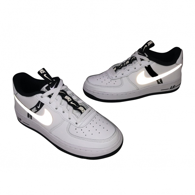 Nike Air Force 1 Low LV8 Ksa White Reflect Silver (GS)
