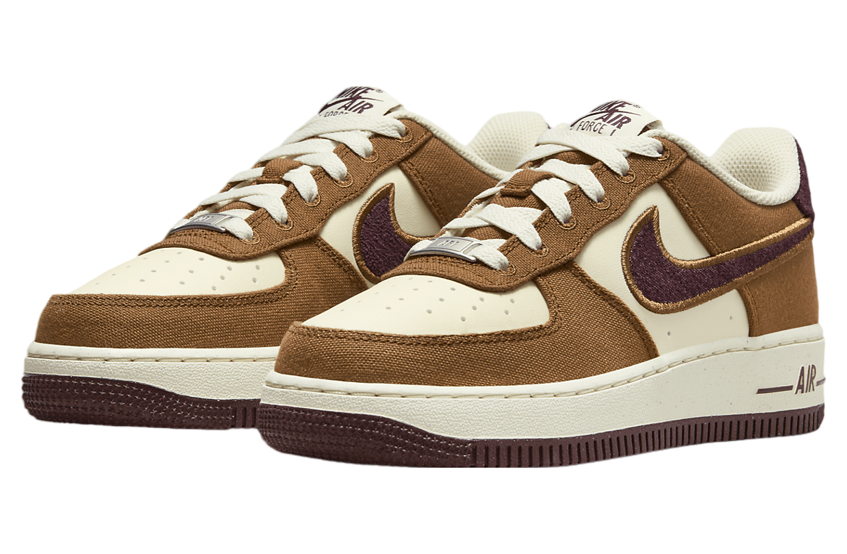 Nike Air Force 1 Lv8 Gs Light British Tan / Coconut Milk