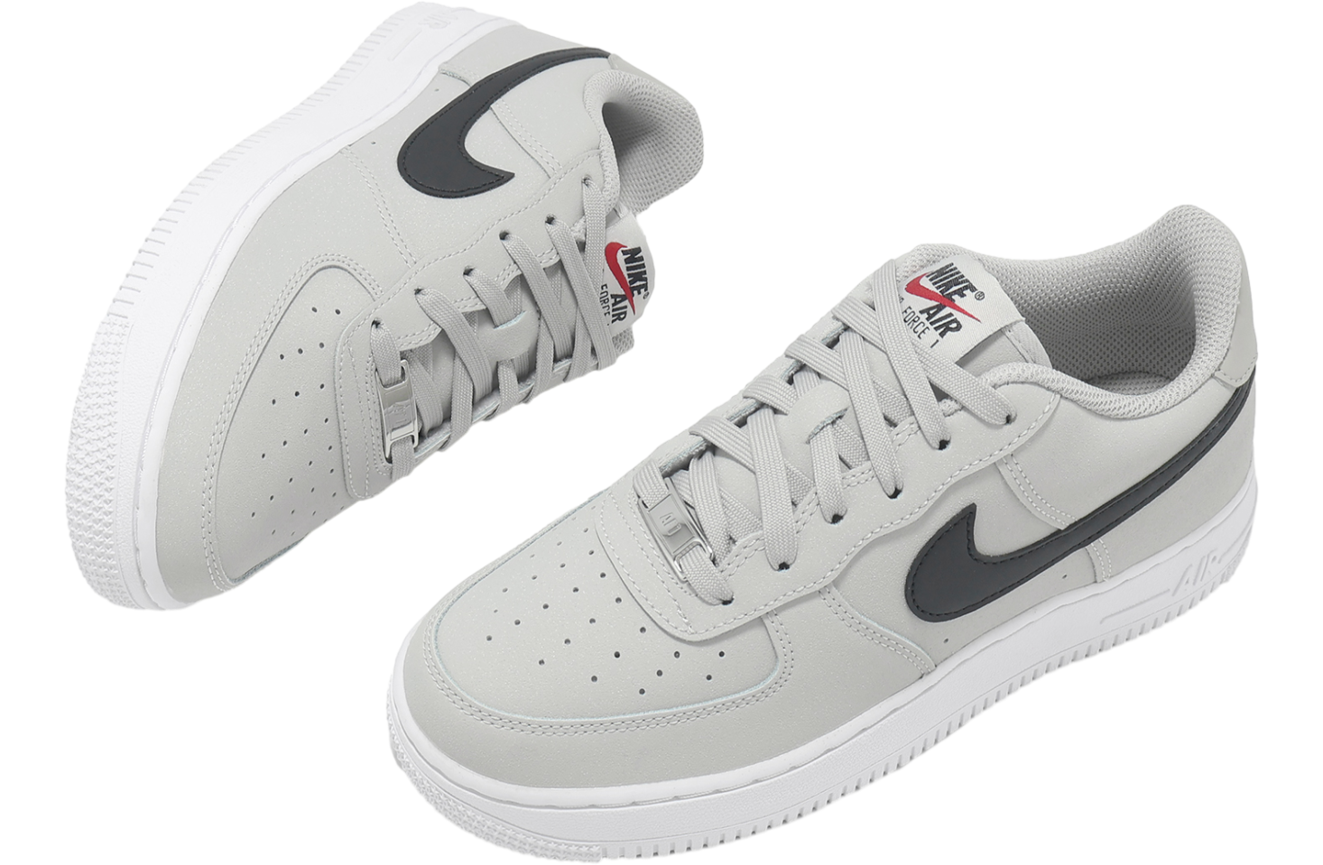 新品✨NIKE AIR FORCE 1 LV8 2 GS 24㎝ グレー Nike Air Force 1 LV8 2 (GS) White Wolf Grey Black [BQ5484