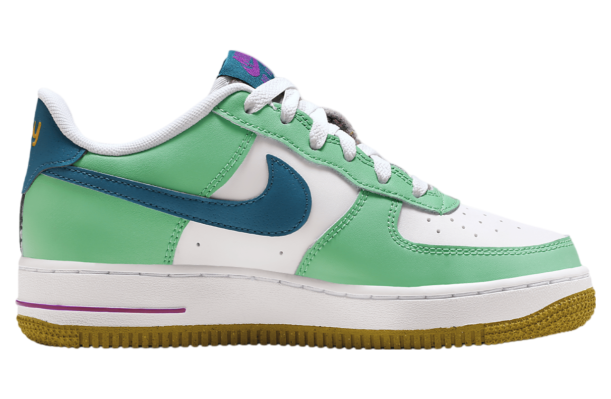 Nike Air Force 1 LV8 GS White / Spring Green