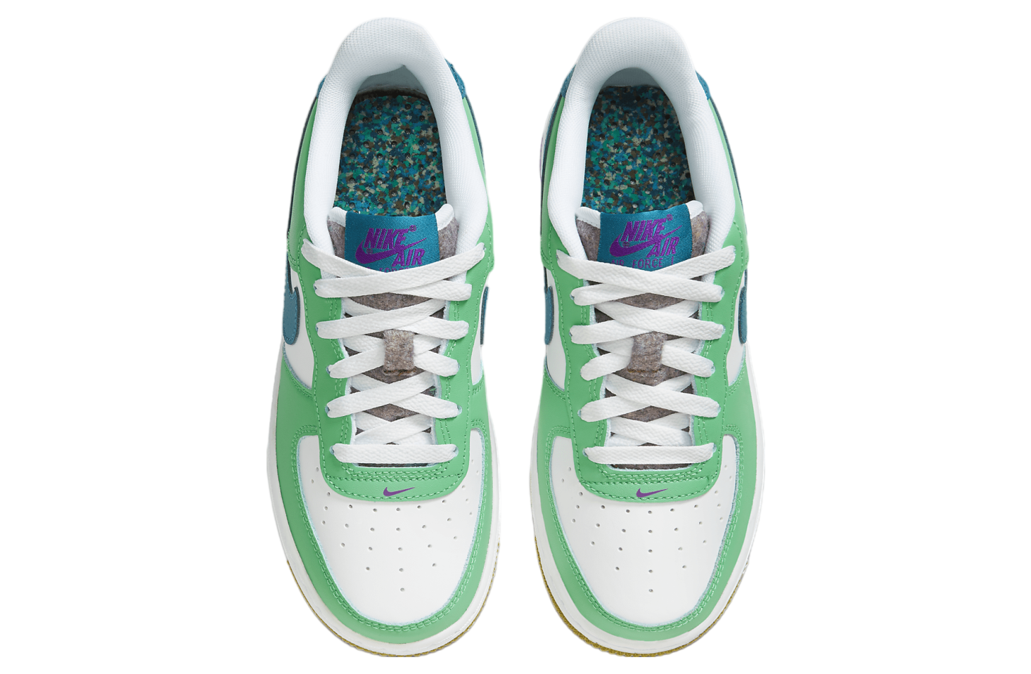 Nike Air Force 1 LV8 GS White / Spring Green