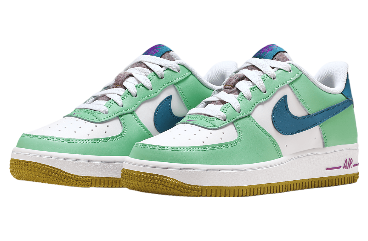 Nike Air Force 1 LV8 GS White / Spring Green