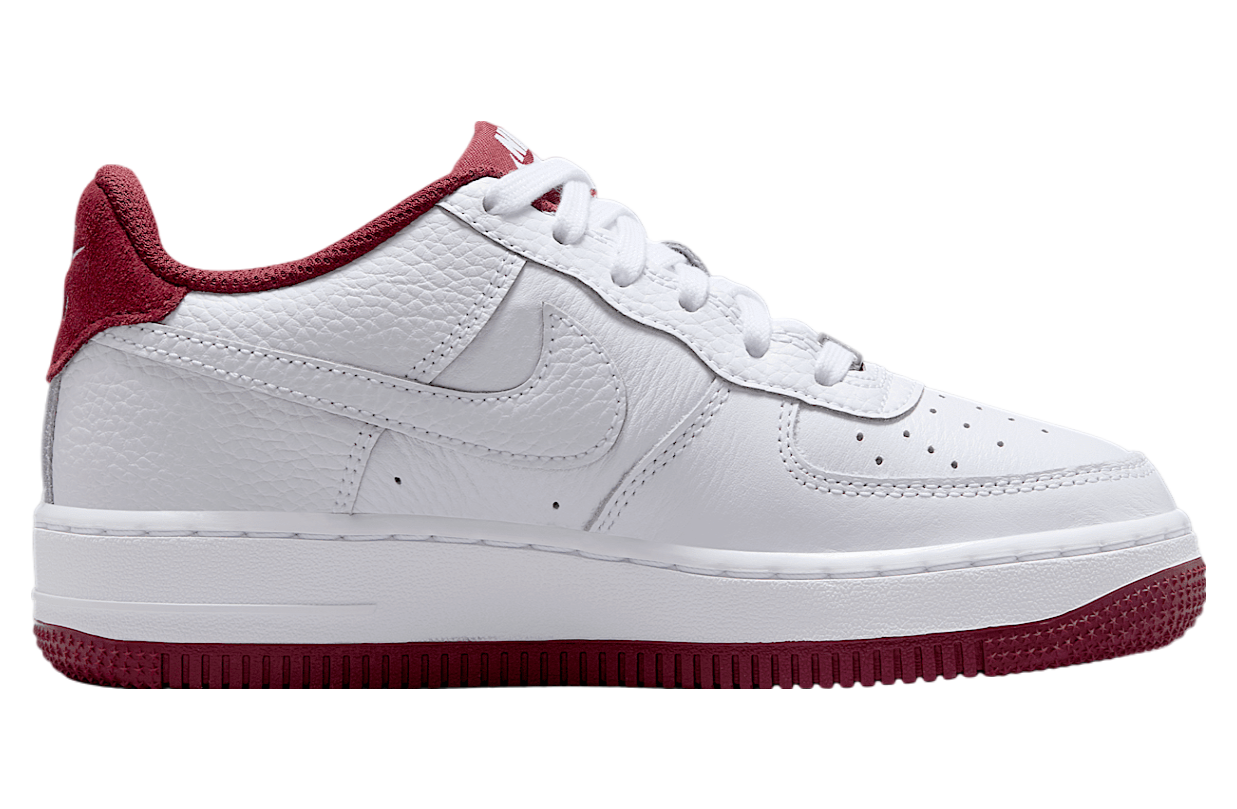 Nike Air Force 1 Lv8 Gs White / Team Red