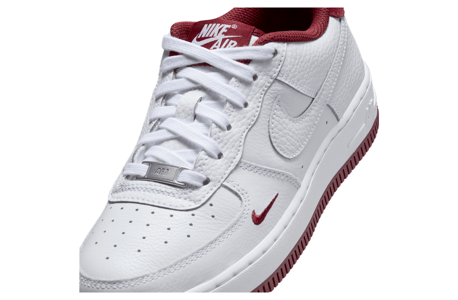 Nike Air Force 1 Lv8 Gs White / Team Red