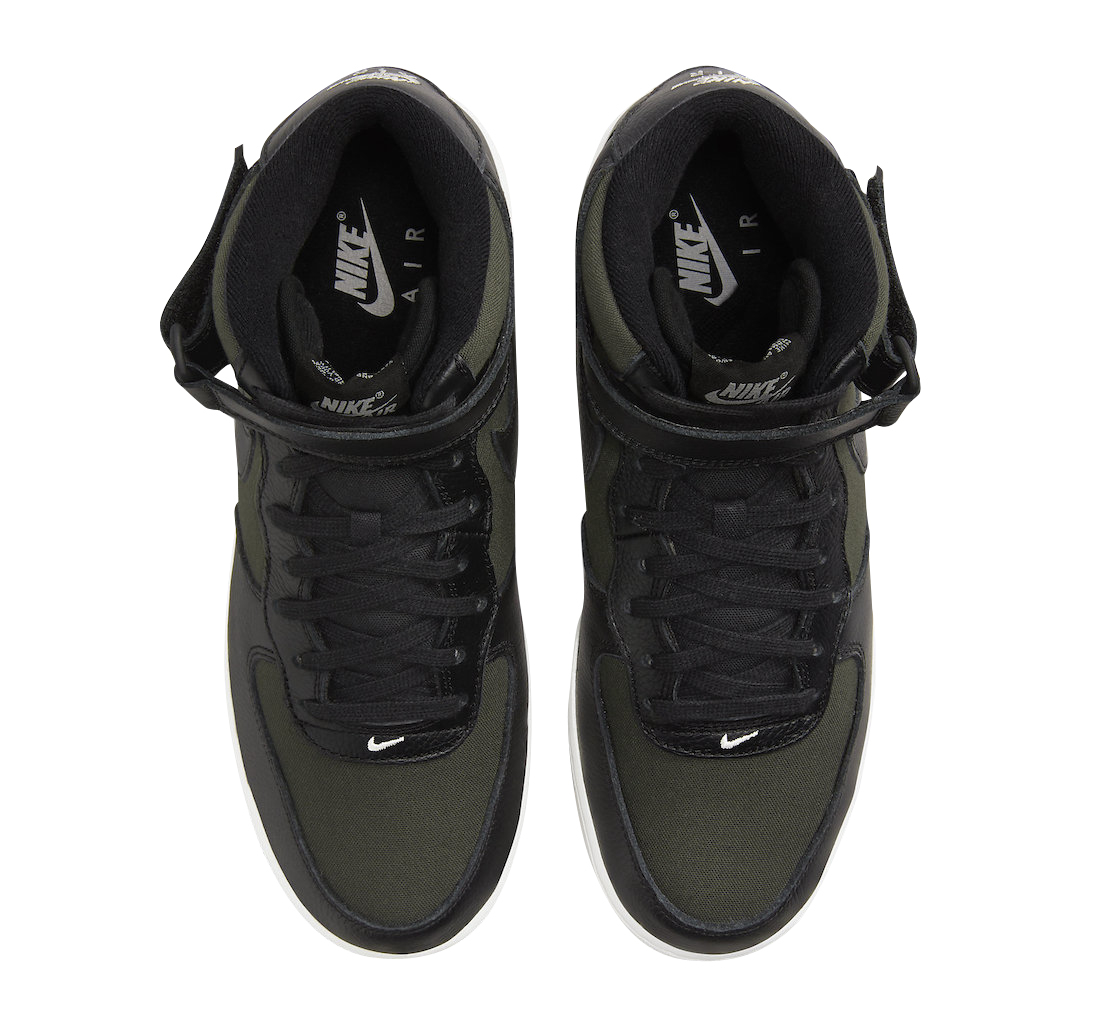 Nike Air Force 1 Mid Black Olive FB2036-300 - KicksOnFire.com