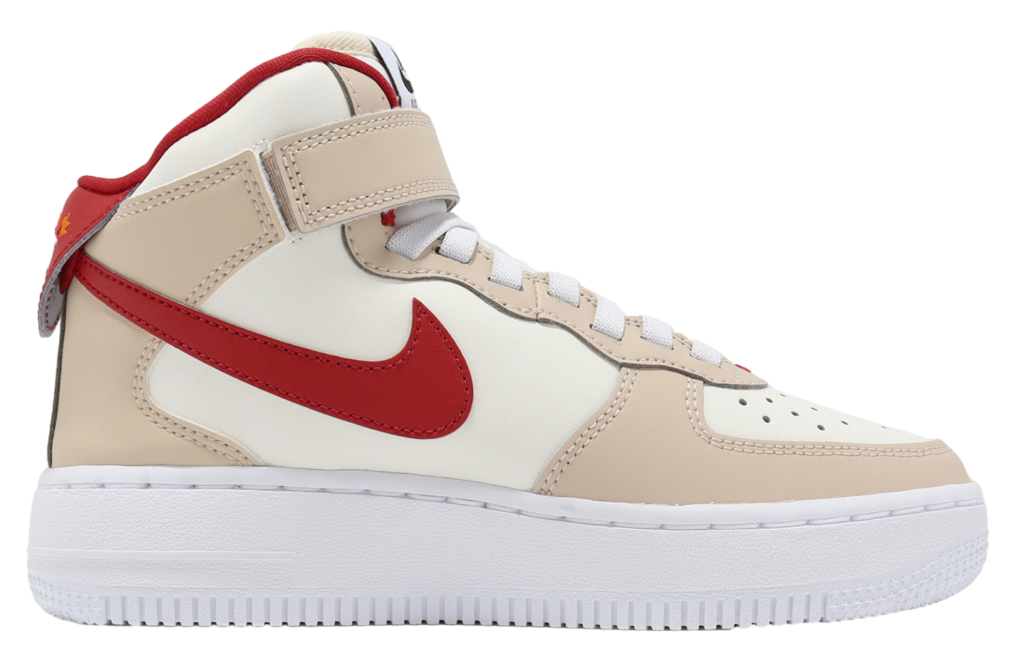 Nike Air Force 1 Mid EasyOn GS Sail / University Red