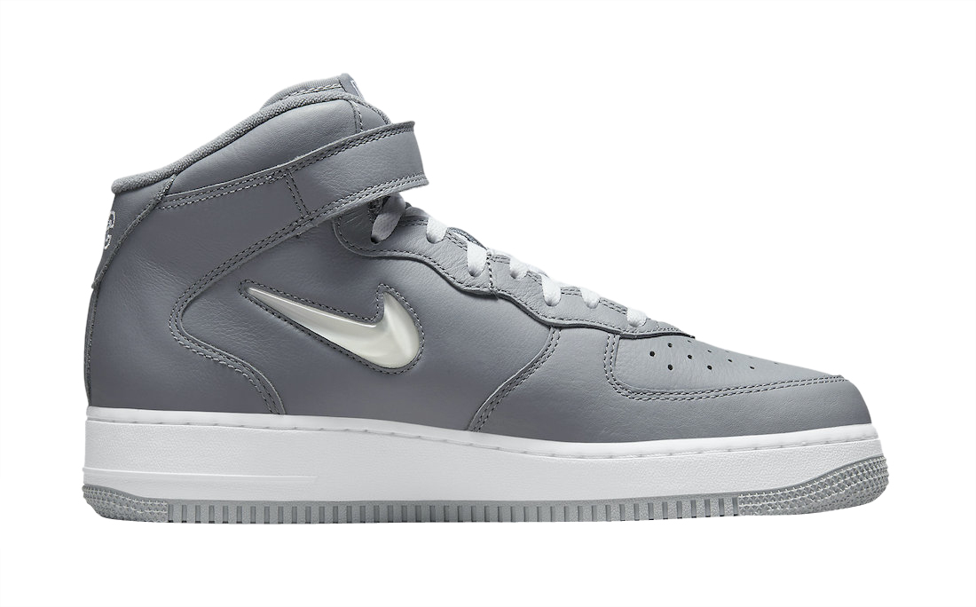 Nike Air Force 1 Mid Jewel NYC Cool Grey - Oct 2021 - DH5622-001