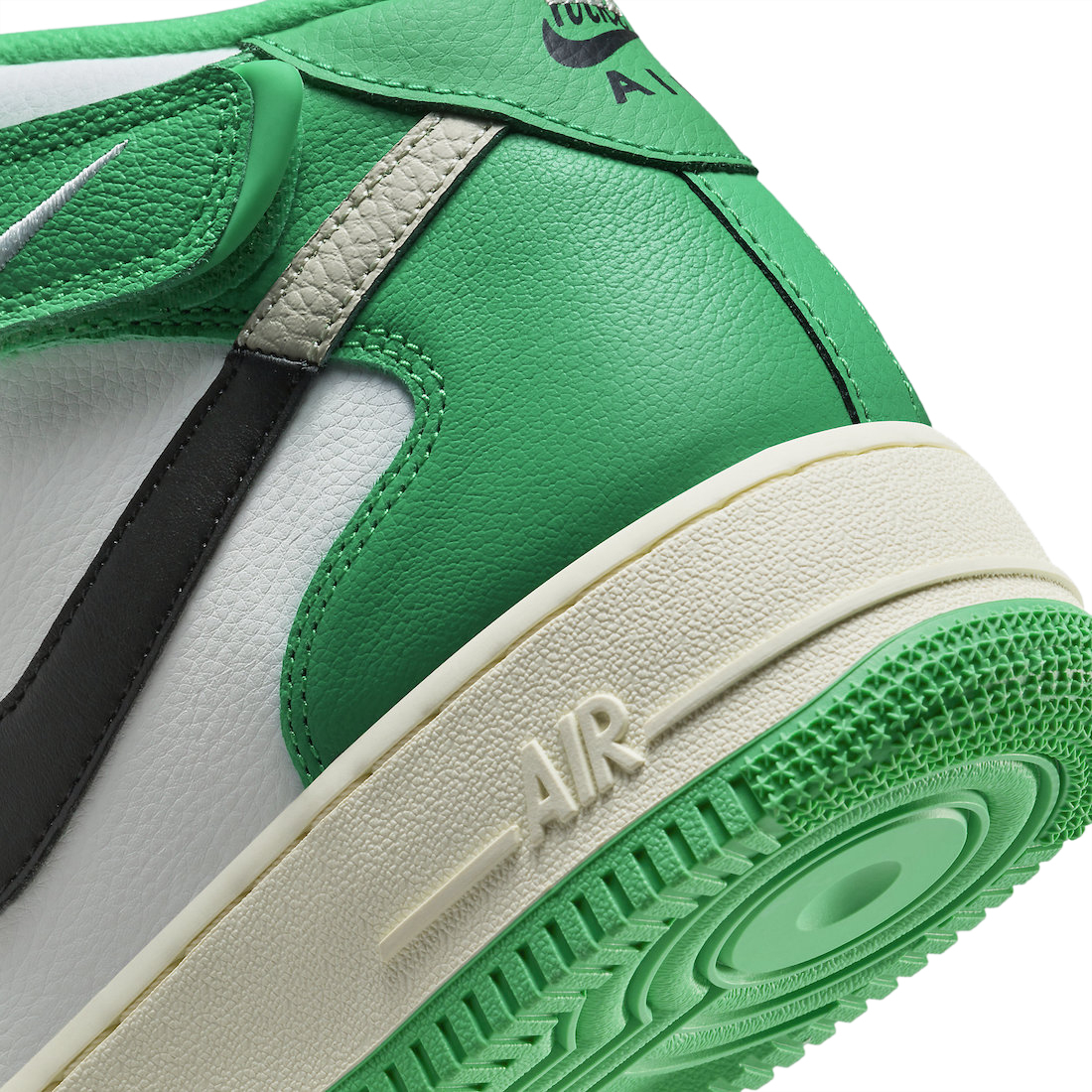 Nike Air Force 1 Mid Split Stadium Green