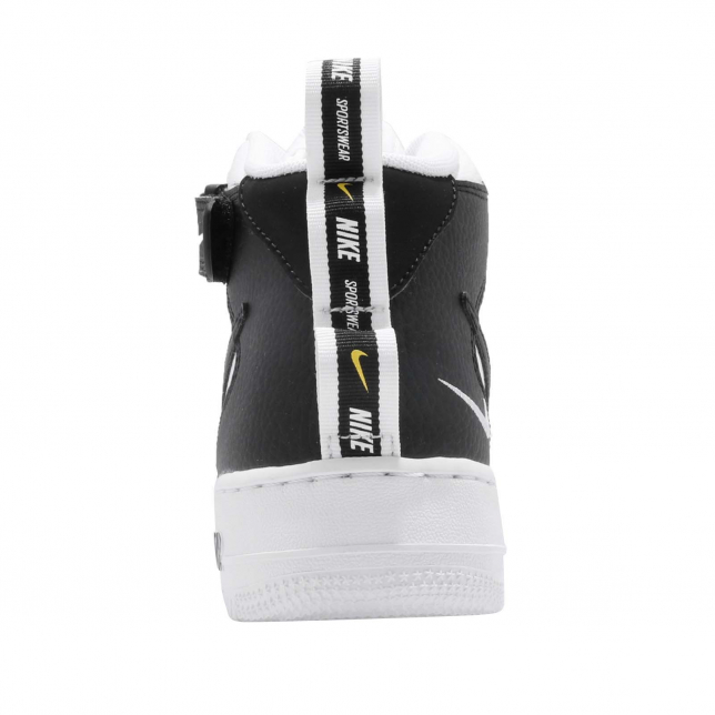 Nike Air Force 1 Mid Utility White Black 804609-103  Nike air shoes, Nike  fashion shoes, Black nike shoes