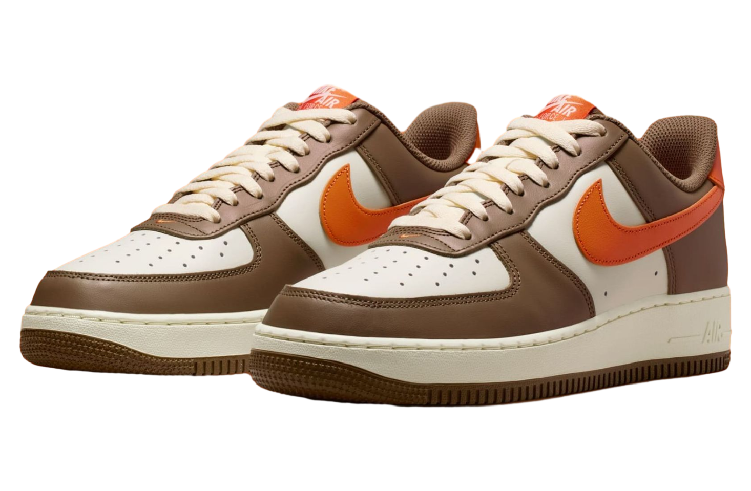 Nike Air Force 1 Mosswood Brown / Campfire Orange