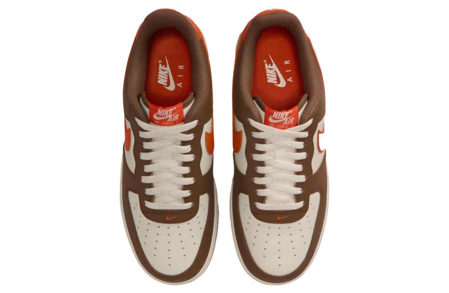 Nike Air Force 1 Mosswood Brown / Campfire Orange