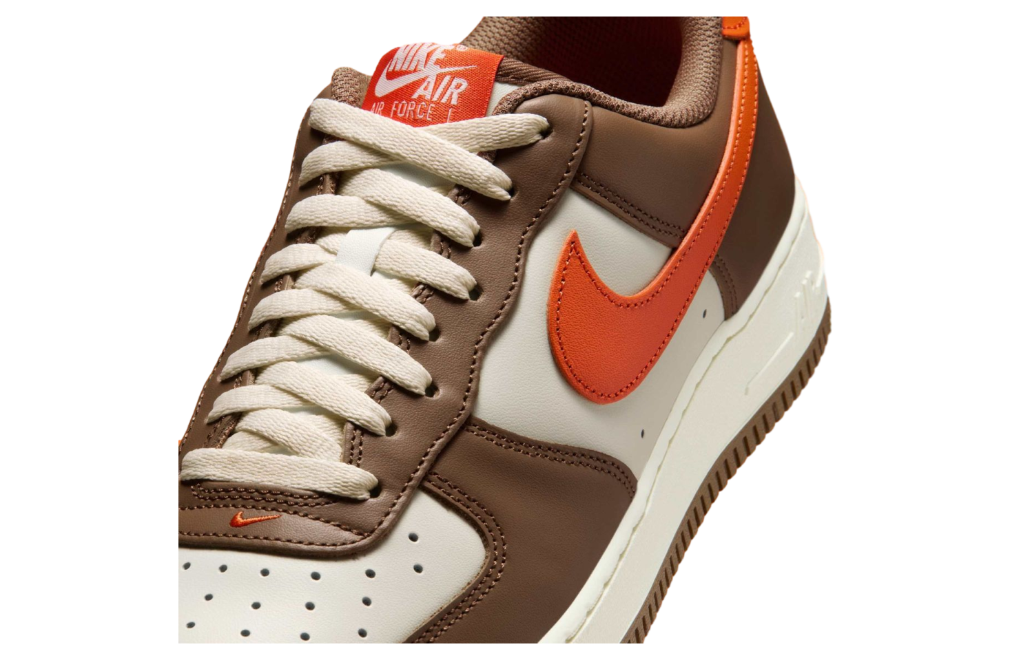 Nike Air Force 1 Mosswood Brown / Campfire Orange