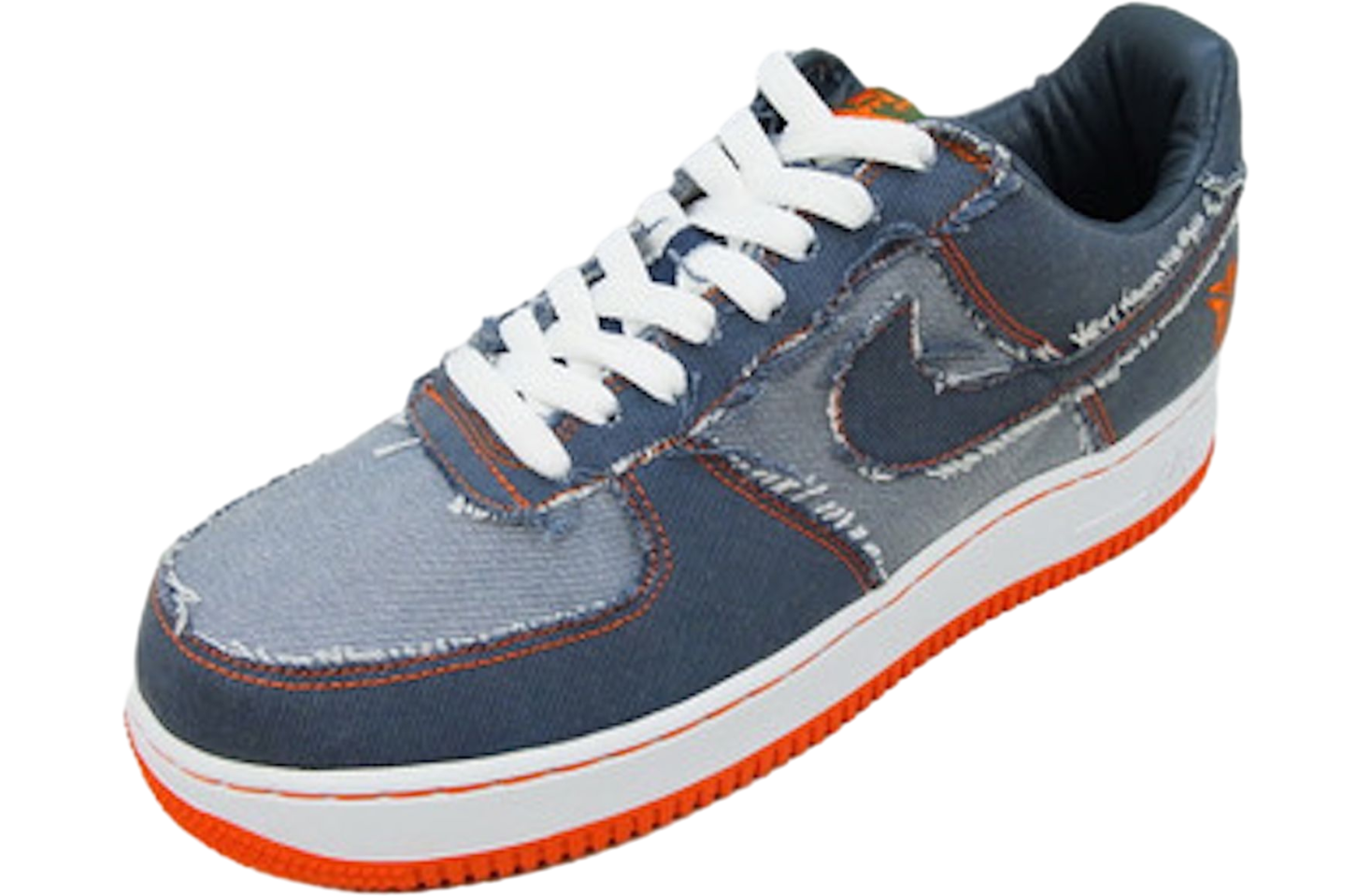 Nike Air Force 1 Obsidian / Safety Orange