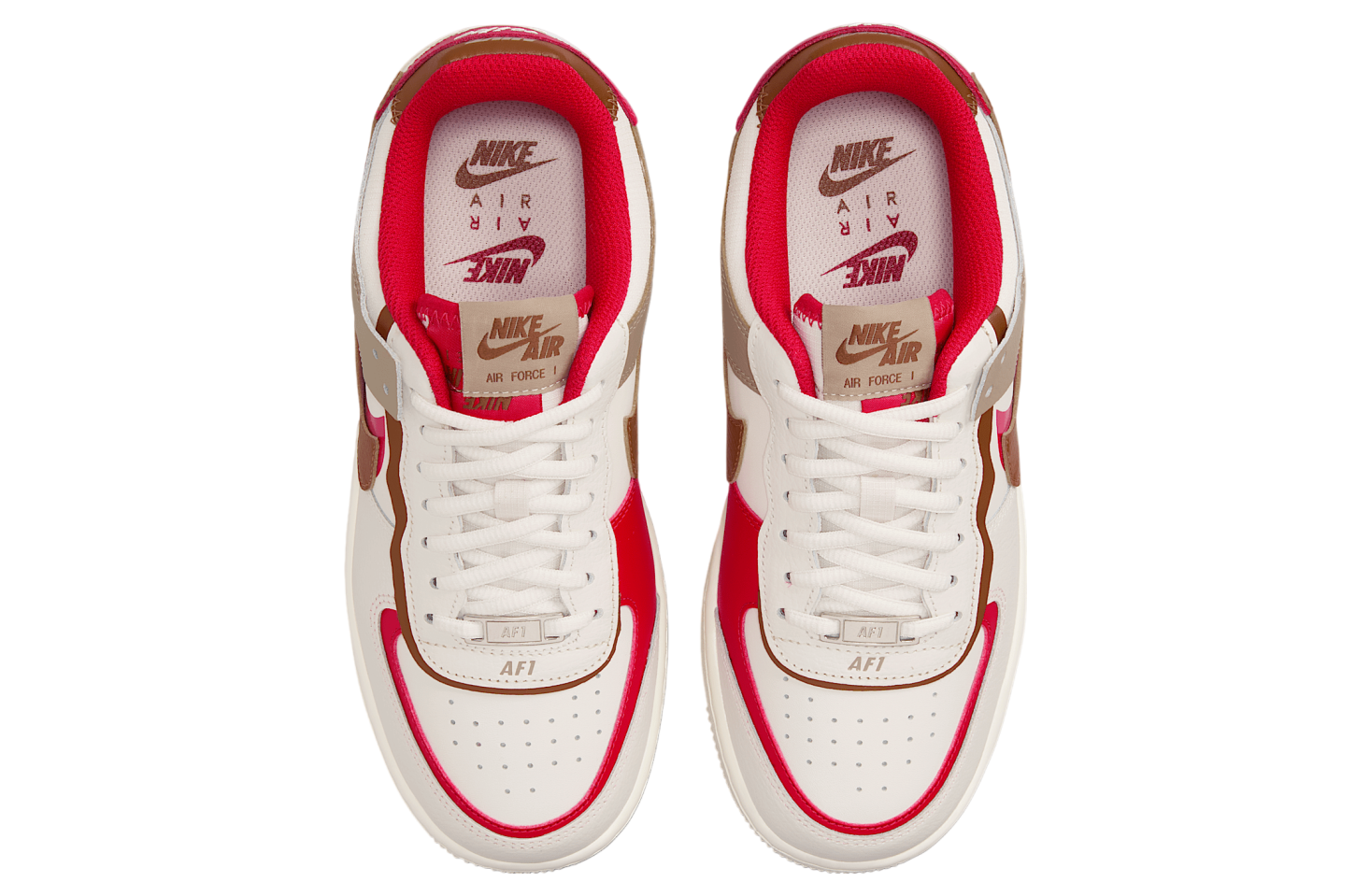 Nike Air Force 1 Shadow WMNS Phantom / Fire Red