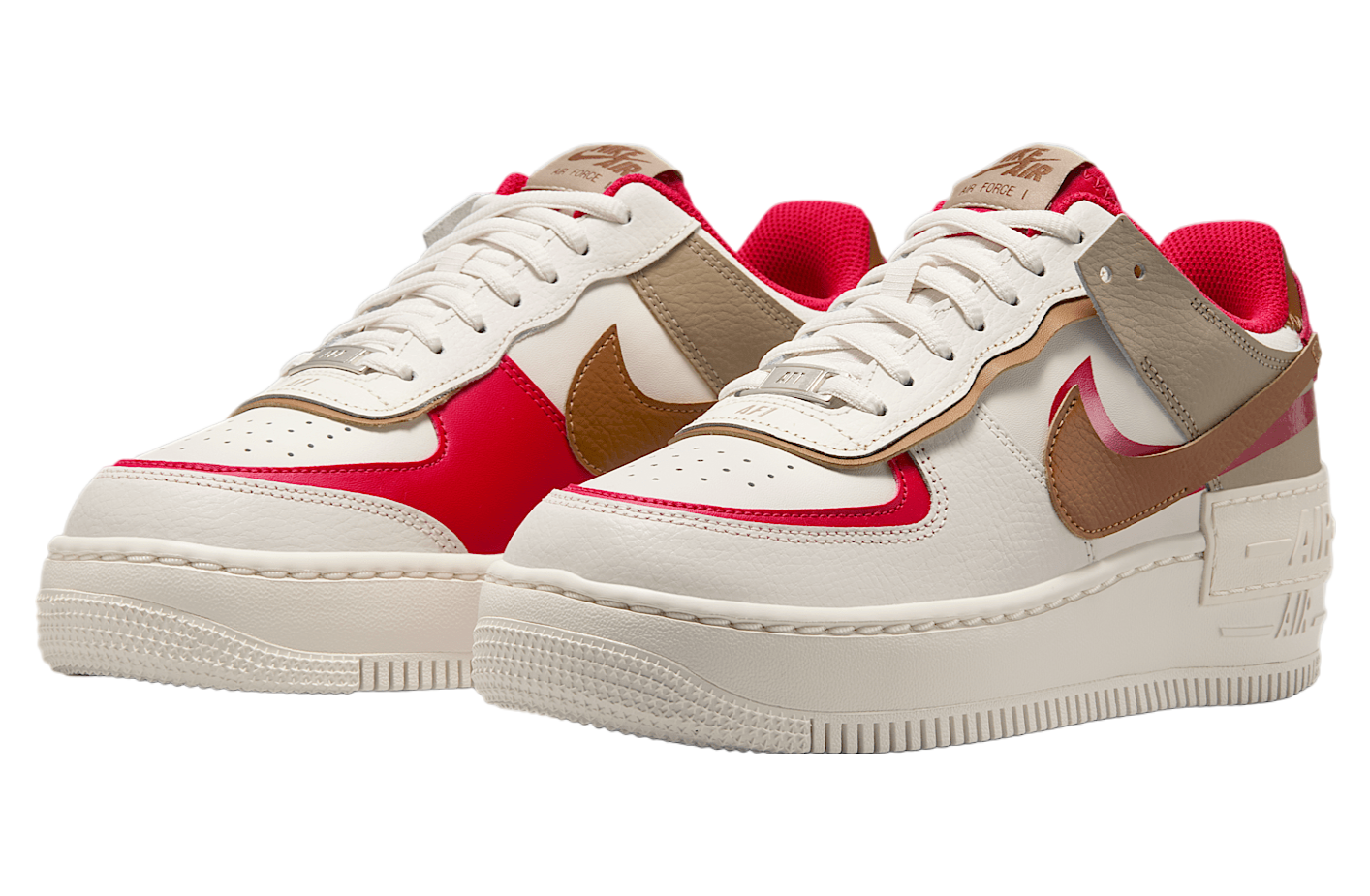 Nike Air Force 1 Shadow WMNS Phantom / Fire Red