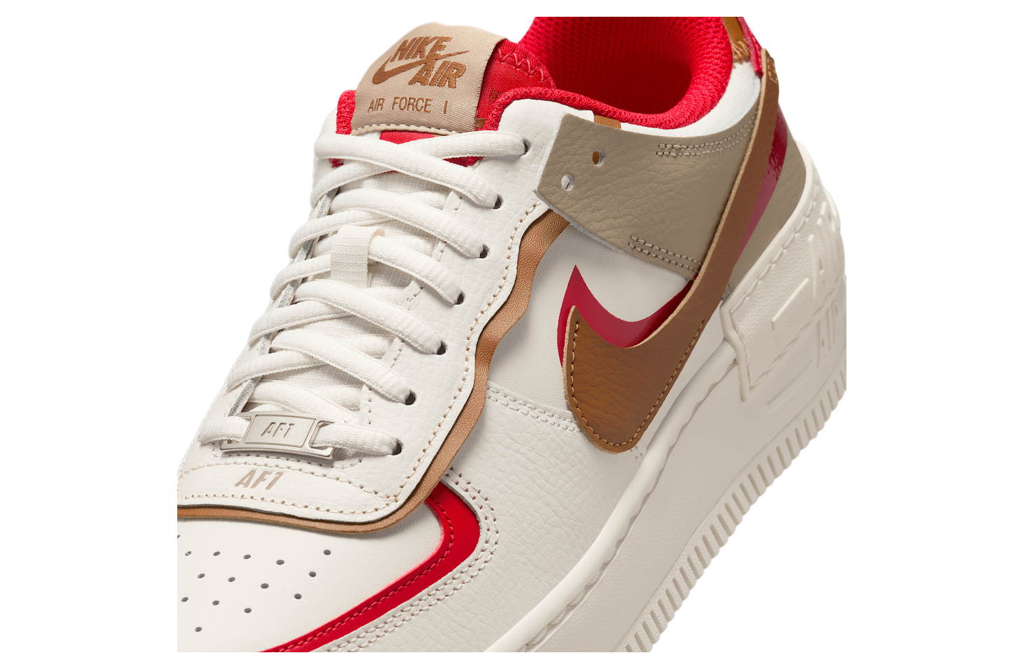 Nike Air Force 1 Shadow WMNS Phantom / Fire Red