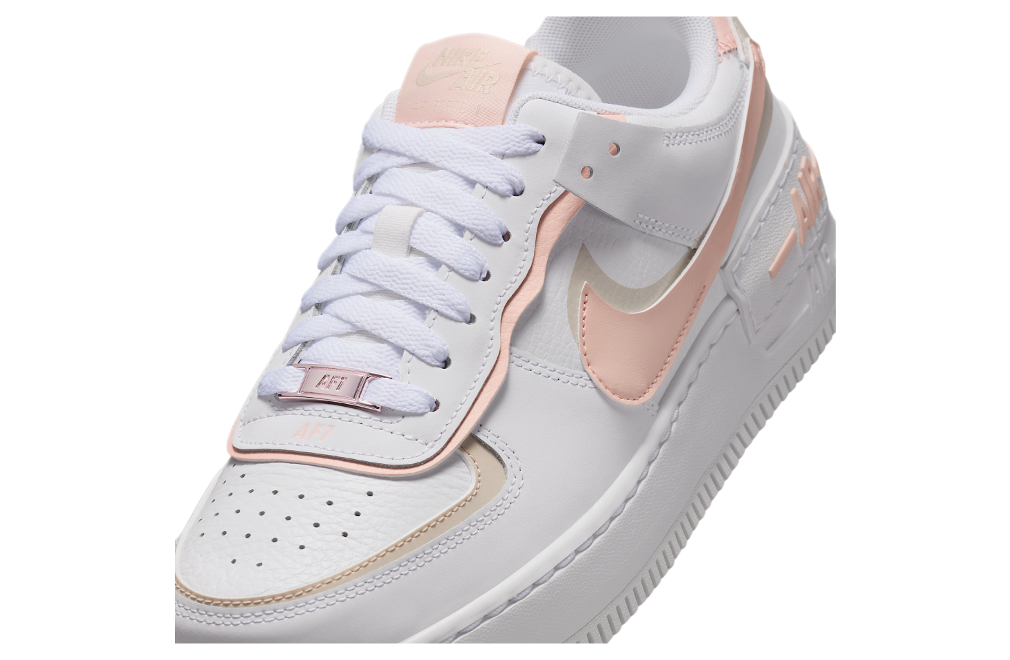 Nike Air Force 1 Shadow Wmns White / Light Orewood Brown