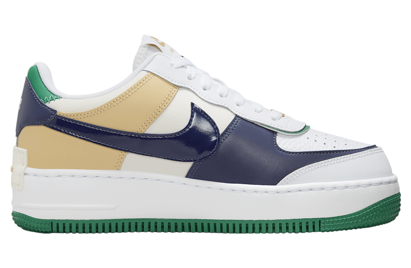 Nike Air Force 1 Shadow WMNS White / Malachite / Midnight Navy