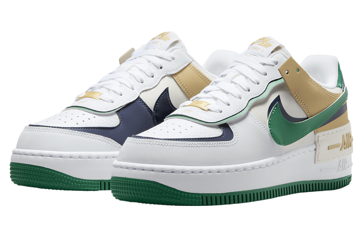 Nike Air Force 1 Shadow WMNS White / Malachite / Midnight Navy