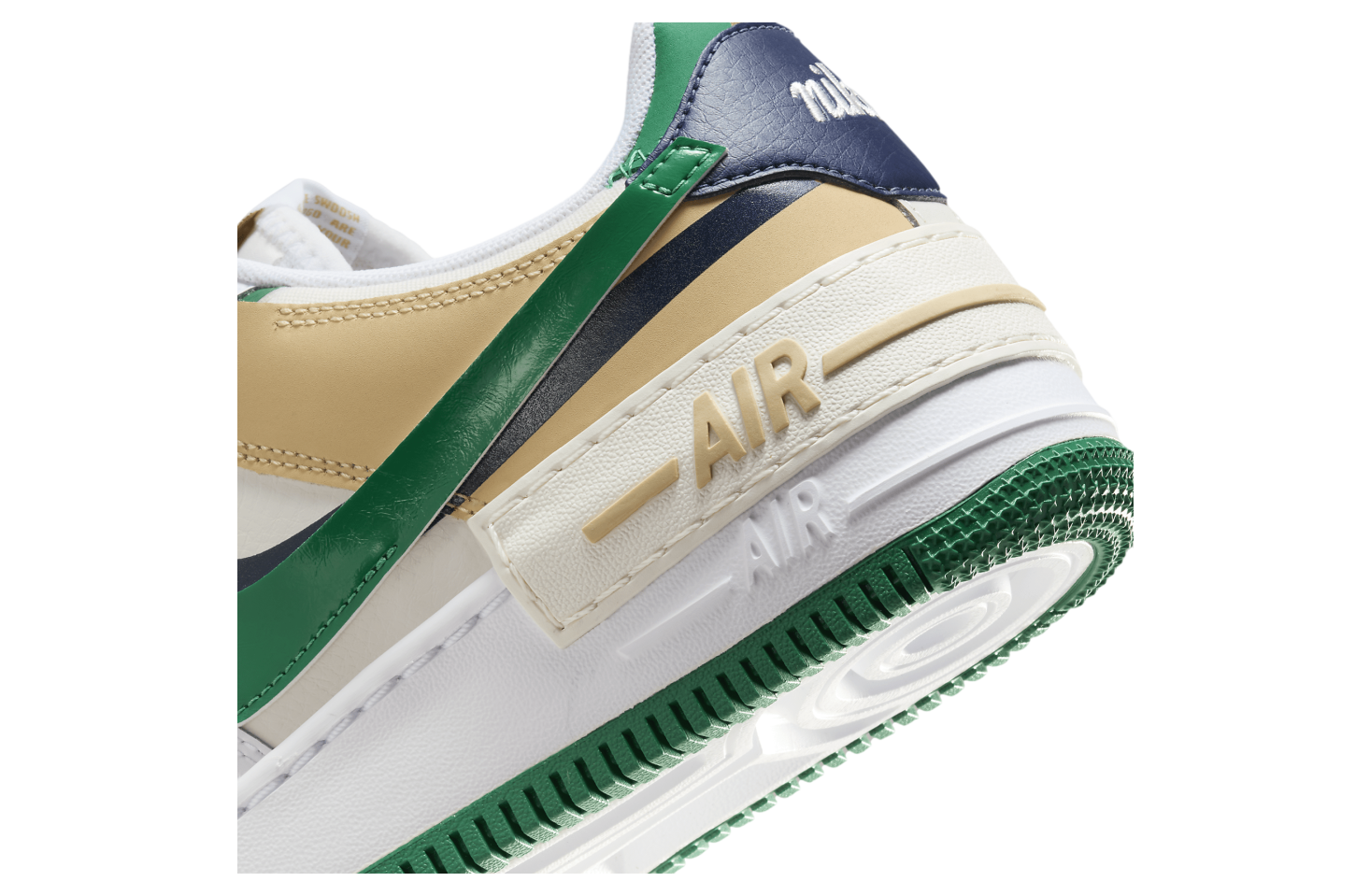 Nike Air Force 1 Shadow WMNS White / Malachite / Midnight Navy