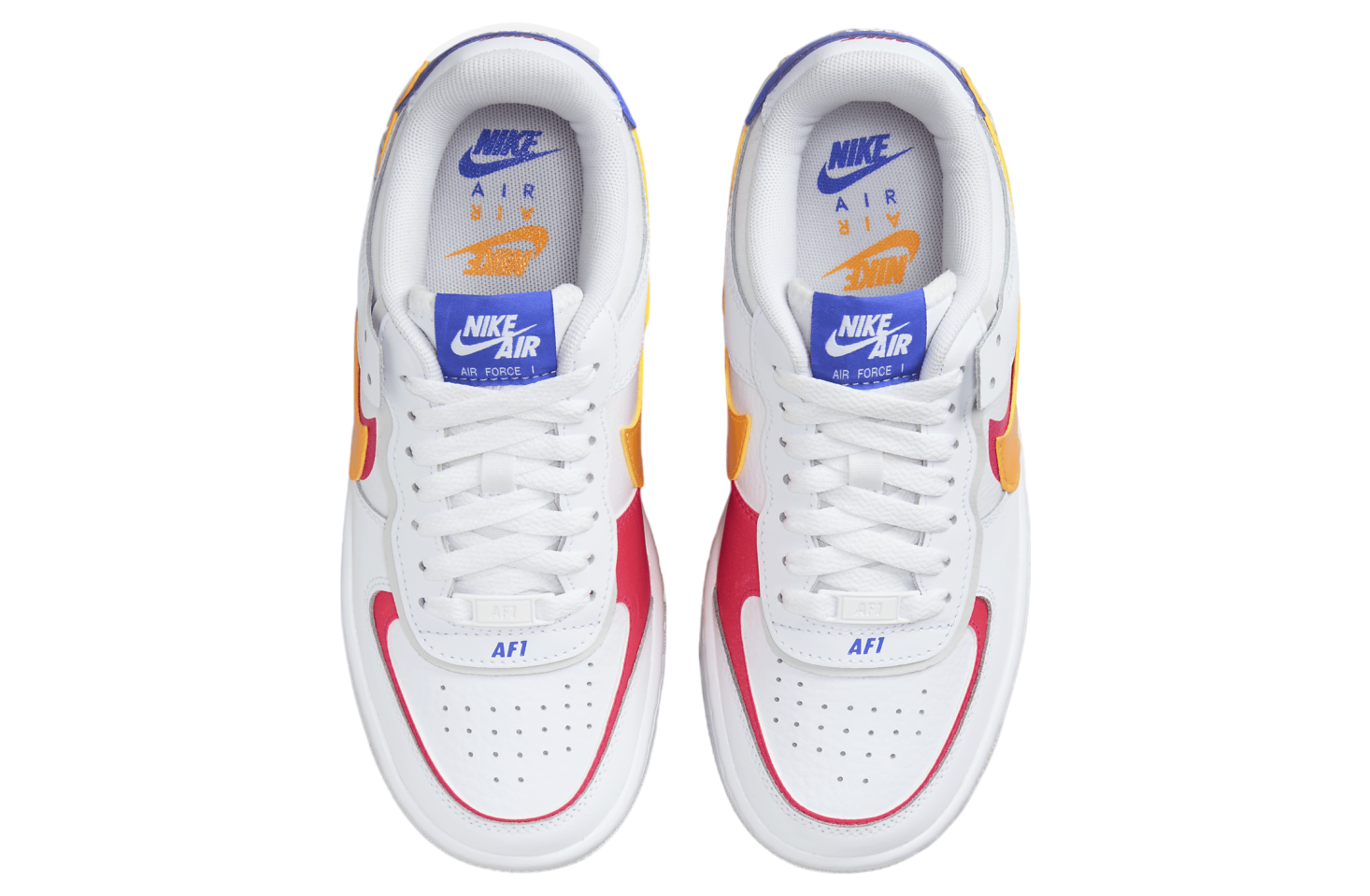 Nike Air Force 1 Shadow WMNS White / Siren Red Sundial