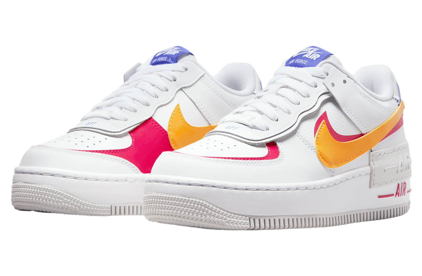 Nike Air Force 1 Shadow WMNS White / Siren Red Sundial