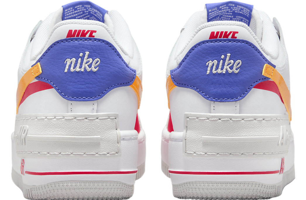 Nike Air Force 1 Shadow WMNS White / Siren Red Sundial