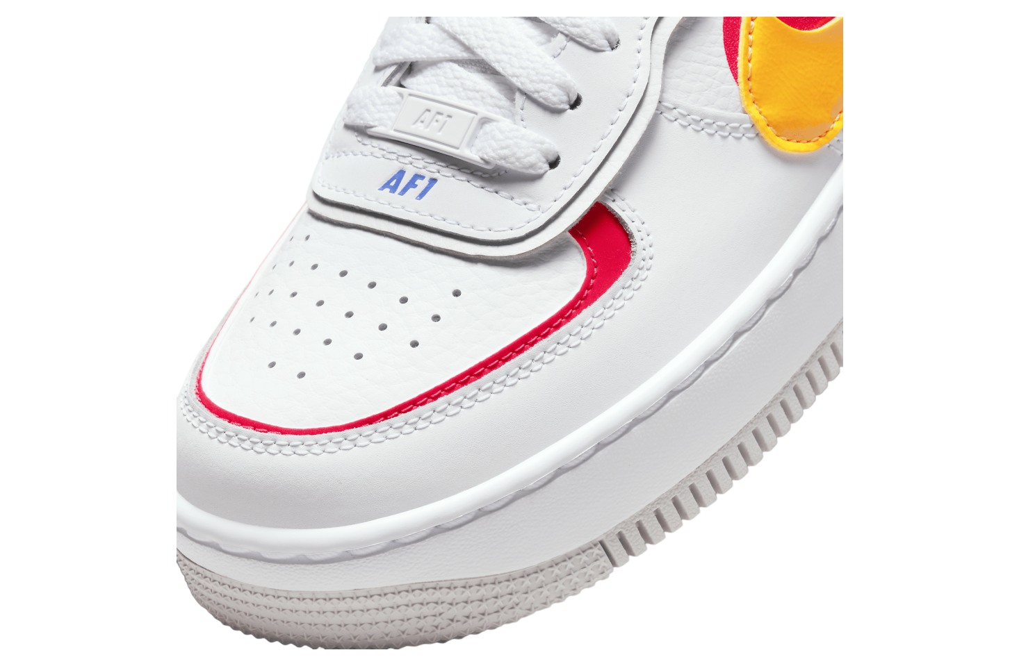 Nike Air Force 1 Shadow WMNS White / Siren Red Sundial