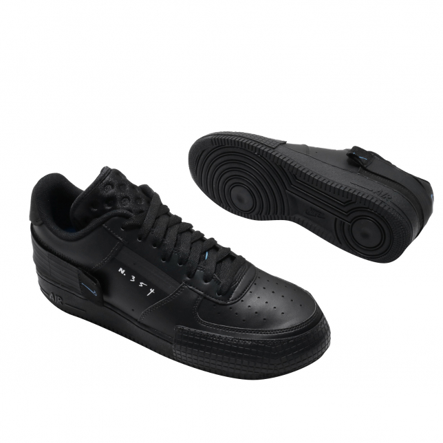 Nike Air Force 1 Type Black Photo Blue AT7859001