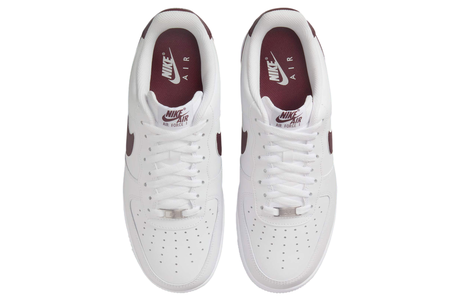 Nike Air Force 1 Wmns Low White / Burgundy Crush