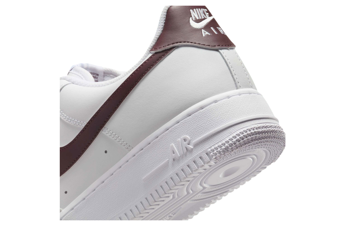 Nike Air Force 1 Wmns Low White / Burgundy Crush