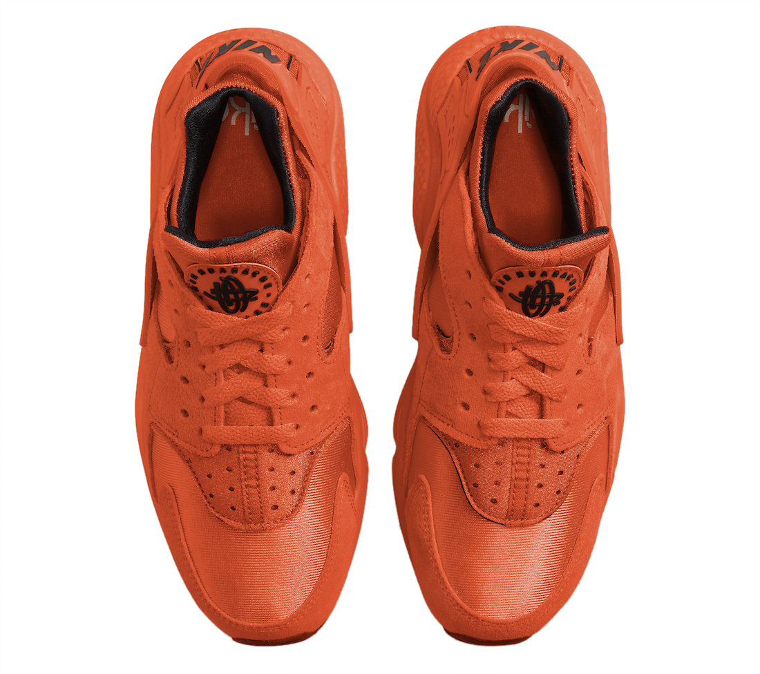 Nike Air Huarache Orange Black DQ8589-800 - KicksOnFire.com