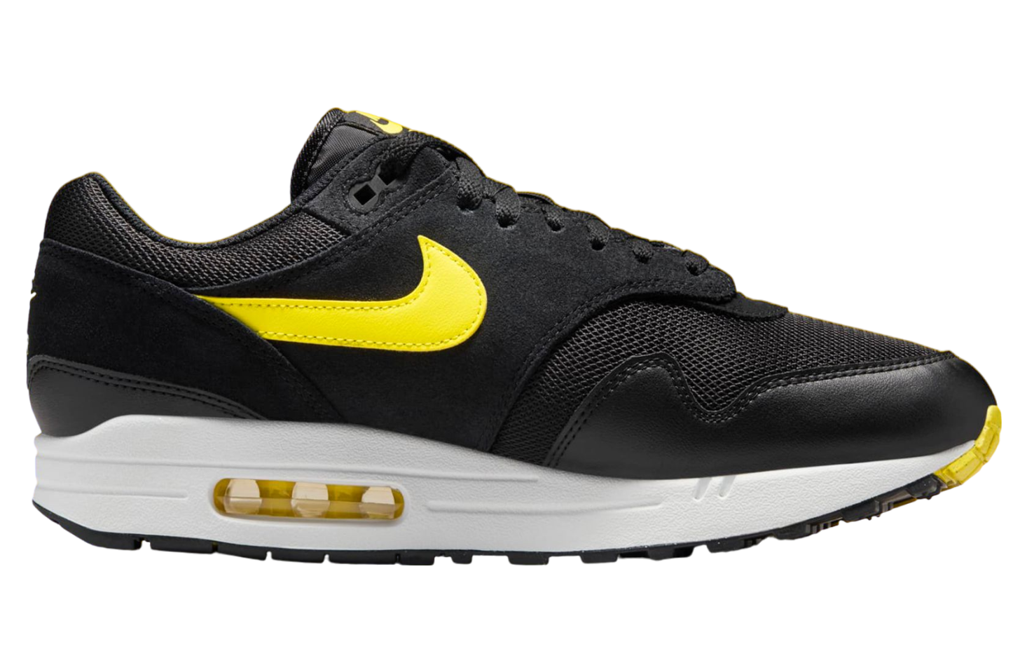 Nike Air Max 1 Black / Opti Yellow