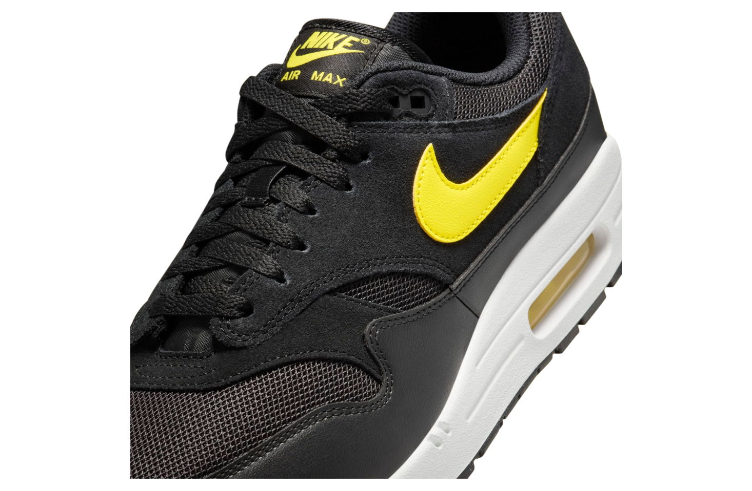 Nike Air Max 1 Black / Opti Yellow