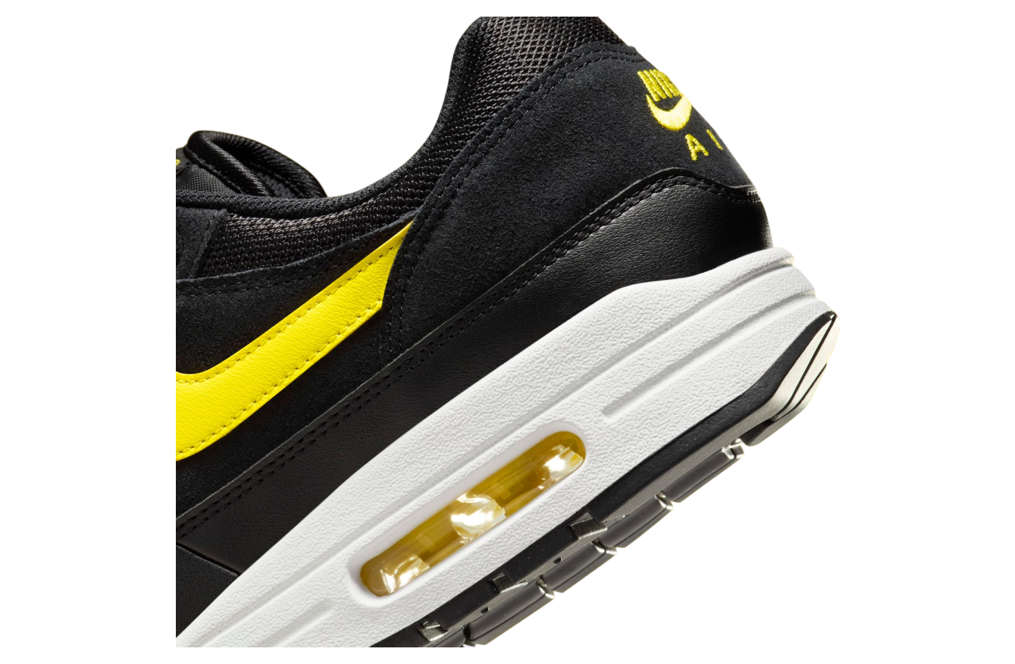 Nike Air Max 1 Black / Opti Yellow